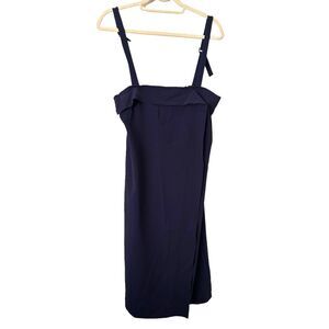 GREY JASON WU Faux Wrap Midi Dress NWT Sz‎ 4